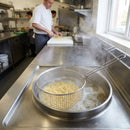 Stainless Steel Spaghetti Basket – 15cm – Perforated – Commercial Kitchen