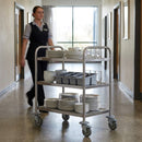 4 Tier Clearing Trolley – Stainless Steel – Durable & Easy-Clean – Commercial & Hospitality Use