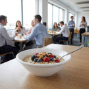 Oatmeal Bowls – 160mm White – Durable Ceramic – Commercial Use