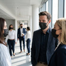 Type IIR Face Masks – Black – Disposable | 3-Ply | Fluid Resistant | Industrial – Indoor/Outdoor