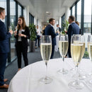 Champagne Flute Glasses – 150ml – Fully Toughened Glass – Commercial & Event Use