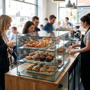 Glass Display Cabinet – 900mm Wide – Three Tier Glass Construction – Commercial Food Merchandising