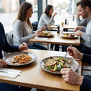 Coupe Plates – 260mm Brown – Semi-Matte Vellum Glaze, Hand-Applied Rustic Edge – Hospitality & Restaurant Use
