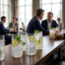 Hi Ball Glasses – 370ml – Decorative Tapered Glass – Commercial & Home Bar Use