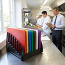 Plastic Chopping Board Rack – 7 x 14mm Slots – Durable Plastic – Commercial Kitchen Use