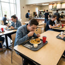 Polypropylene Fast Food Tray – 275x353mm – Charcoal | Durable Material | Lightweight | Commercial – Indoor