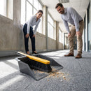 Heavy Duty Dustpan and Brush Set – Raised Lip & Rubber Edge – Commercial Cleaning