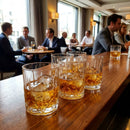 Double Old Fashioned Whisky Glasses – 440ml – Textured Glass, Inverted Conical Shape – Commercial & Home Bar Use