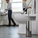Toilet Brush and Holder – Stainless Steel – Slim Modern Design – Bathroom Hygiene
