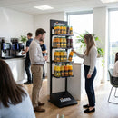 Bottle Rack Display – Convenience – Durable Plastic | 3-Tier | Commercial Use – Indoor