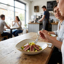 Triangular Shallow Bowls – 210mm Barley White – Super Vitrified Glaze – Restaurant & Catering