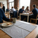 Linen Table Napkin – Grey – 400x400mm | 12 Pack – Commercial Use