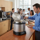 Induction Soup Kettle – 800W Efficient Heating – LED Control – Commercial Food Service