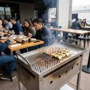 Plancha for Konro Grill – Medium – Durable Steel | 5mm Thickness | High Heat Resistance – Outdoor Cooking