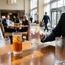 Twisted Hi Ball Glasses – 355ml – Clear Glass – Home & Bar Use