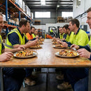 Black Walled Plates – 260mm – Durable Ceramic | 6 Pack – Commercial Use