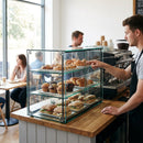 Glass Display Cabinet – 600mm Wide – Three Tier Glass Construction – Commercial Food Merchandising