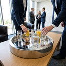 Mirrored Waiters Tray – 355mm – Double Walled | Durable Material – Commercial Use