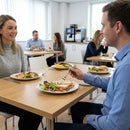 Coupe Plates – 160x192mm – Durable Ceramic | 12 Pack – Commercial Use