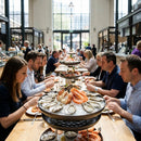 Seafood Tower Serving Bowl – 295mm – Vintage Hammered Steel – Restaurant & Home Entertaining
