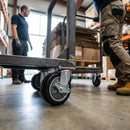 Braked Castor – Heavy Duty Steel | 100mm Diameter | 200kg Load Capacity | Industrial – Warehouse