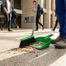 Dustpan & Brush Set – Green – Durable Plastic | Lightweight – Domestic Use