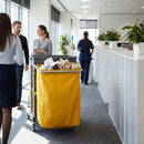 Janitorial Trolley Spare Bag – Yellow – Heavy Duty Replacement – Commercial Cleaning