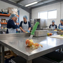 Hygienic Paring Knife – 8.3cm Green – Stainless Steel | 1.5mm Thickness | Commercial Grade – Kitchen Use