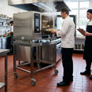 Oven Castor Kit – 2x Braked, 2x Unbraked – Heavy Duty Wheels – Commercial Kitchen