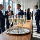 Crystal Champagne Flutes – 260ml (6 Pack) – Lead-Free Glass – Commercial & Event Use