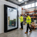 Complete Door Assembly – Black – Durable Material | Standard Thickness | Commercial Grade – Indoor/Outdoor