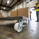 Single Braked Castor – 100mm – Steel | 150kg Load Capacity | Industrial – Warehouse