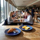 Gourmet Plates – 185mm Blue – Durable Stoneware | 6mm Thickness | Commercial Grade – Indoor