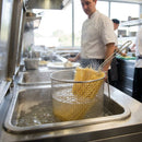 Stainless Steel Spaghetti Basket – 18cm – Perforated & Dishwasher Safe – Commercial Kitchen