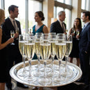 Champagne Flutes – 170ml/6.5oz – One-Piece Glass, Chip-Resistant – Commercial Use