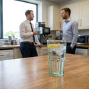 Recycled Glass Hi Ball Tumblers – 500ml – Fluted Design | Durable Glass | Set of 6 – Indoor/Outdoor