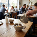 Stoneware Jug – 2oz 50mm – Matte Grey Flecked Finish – Café & Hospitality
