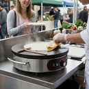 Commercial Electric Crepe Maker – 406mm Plate – Cast Iron, Stainless Steel – Catering & Food Service