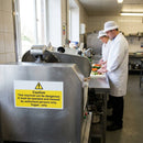 Dangerous Machine Warning Sign – Self-Adhesive – Highly Visible – Workplace Safety