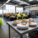 Slimline White Plates – 202mm – Durable Ceramic | 6mm Thickness | Commercial Grade – Indoor/Outdoor
