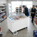 Chest Display Freezer – 200Ltr – Sliding Glass Lid | Commercial Grade – Indoor