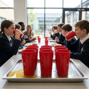 Polypropylene Tumblers – 253.8ml Red – Shatterproof – Institutional & Commercial Use