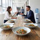 Rimmed Coupe Bowls – 165mm Lichen – Hand-Glazed Porcelain – Restaurant & Hospitality