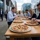 Pizza Plates – 310mm Olive – Durable Ceramic | 6 Pack – Indoor/Outdoor