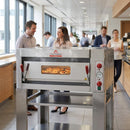 Single Deck Electric Pizza Oven – 4 x 13" Pizzas Capacity – Thermostatically Controlled – Commercial Kitchen