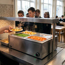 Electric Bain Marie – 4 x 1/4 GN Pans & Lids – Dry Heat – Commercial Kitchen