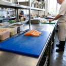 High Density Antibacterial Chopping Board – 455x305x12mm Blue – Polyethylene – Commercial Kitchen