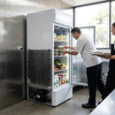 Commercial Upright Fridge – 600Ltr – White | Energy Efficient | Commercial Use – Indoor