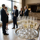 Champagne Flutes – 170ml – Toughened Glass, 12 Pack – Commercial & Event Use