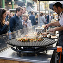 Enamelled Cast Iron Griddle Pan – 52cm – Durable Cast Iron | 5mm Thickness | Heavy Load Capacity – Indoor/Outdoor
